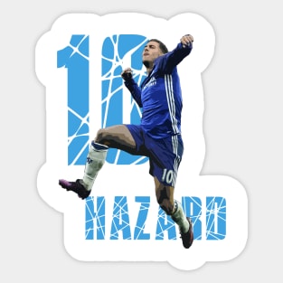 Eden Hazard Artwork Sticker